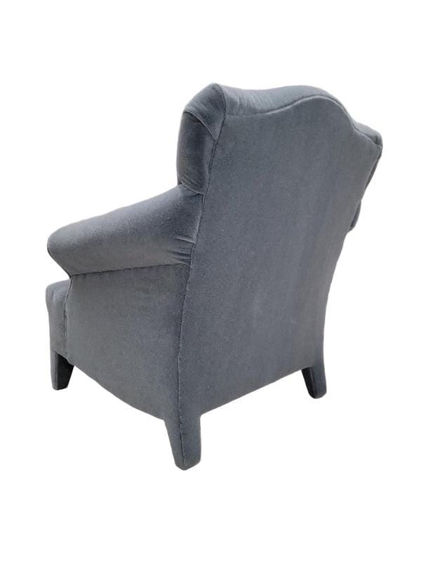 Postmodern Lounge Chair & Ottoman by Donghia Luciano Newly Reupholstered - 2