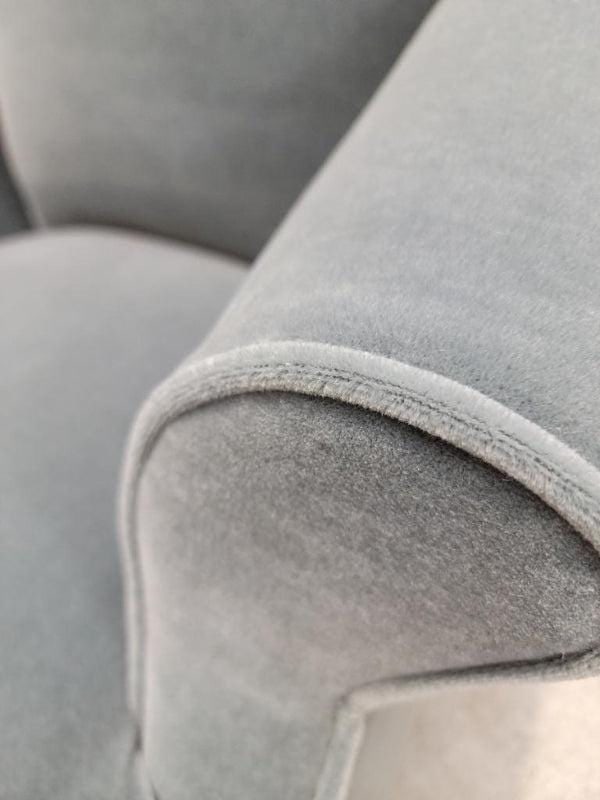 Postmodern Lounge Chair & Ottoman by Donghia Luciano Newly Reupholstered - 3