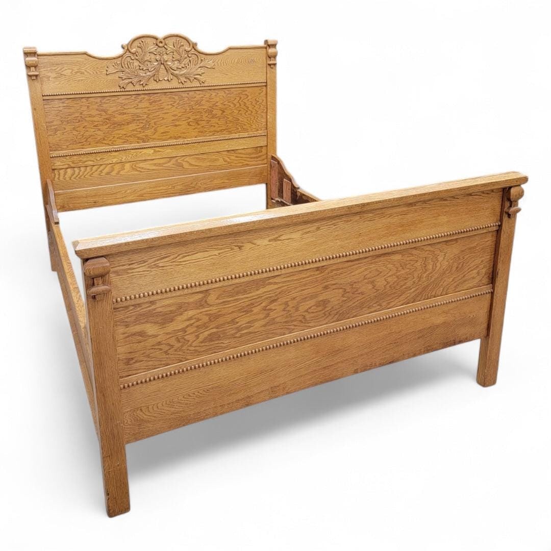New - Antique French Country Style Bedroom Set - 3