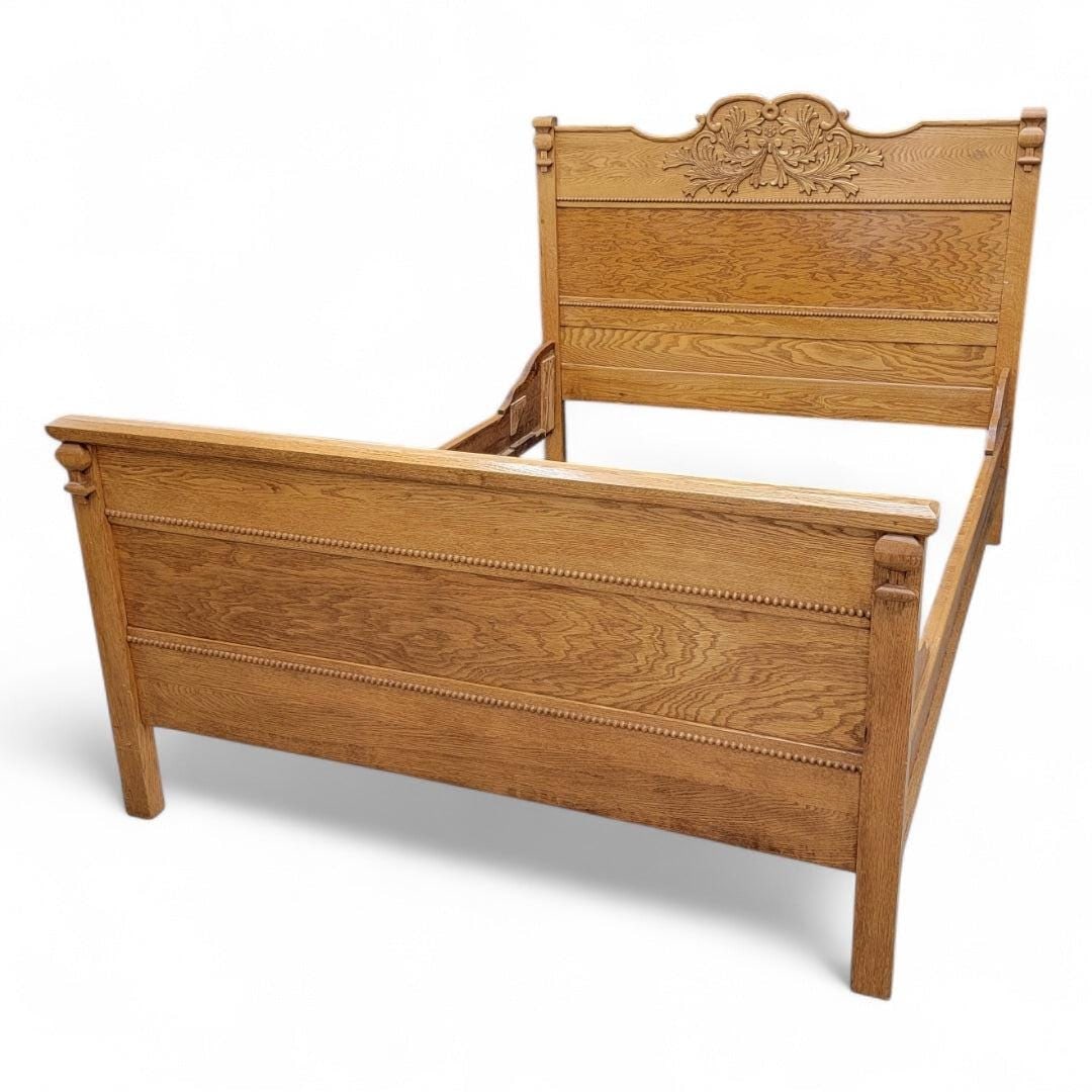New - Antique French Country Style Bedroom Set - 4