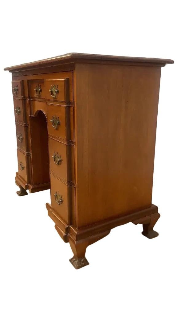 Antique George III Style Kneehole Dressing Desk - 6