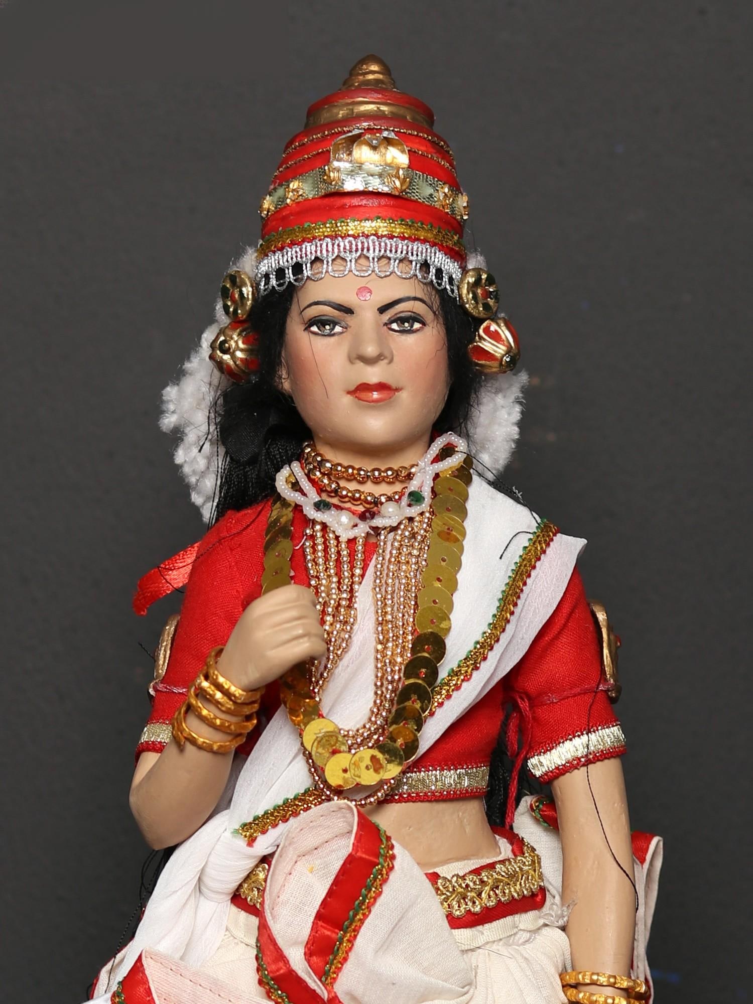17" Koodiyattam - Indian Traditional Dance from Kerala | Traditional Handmade Doll - 2