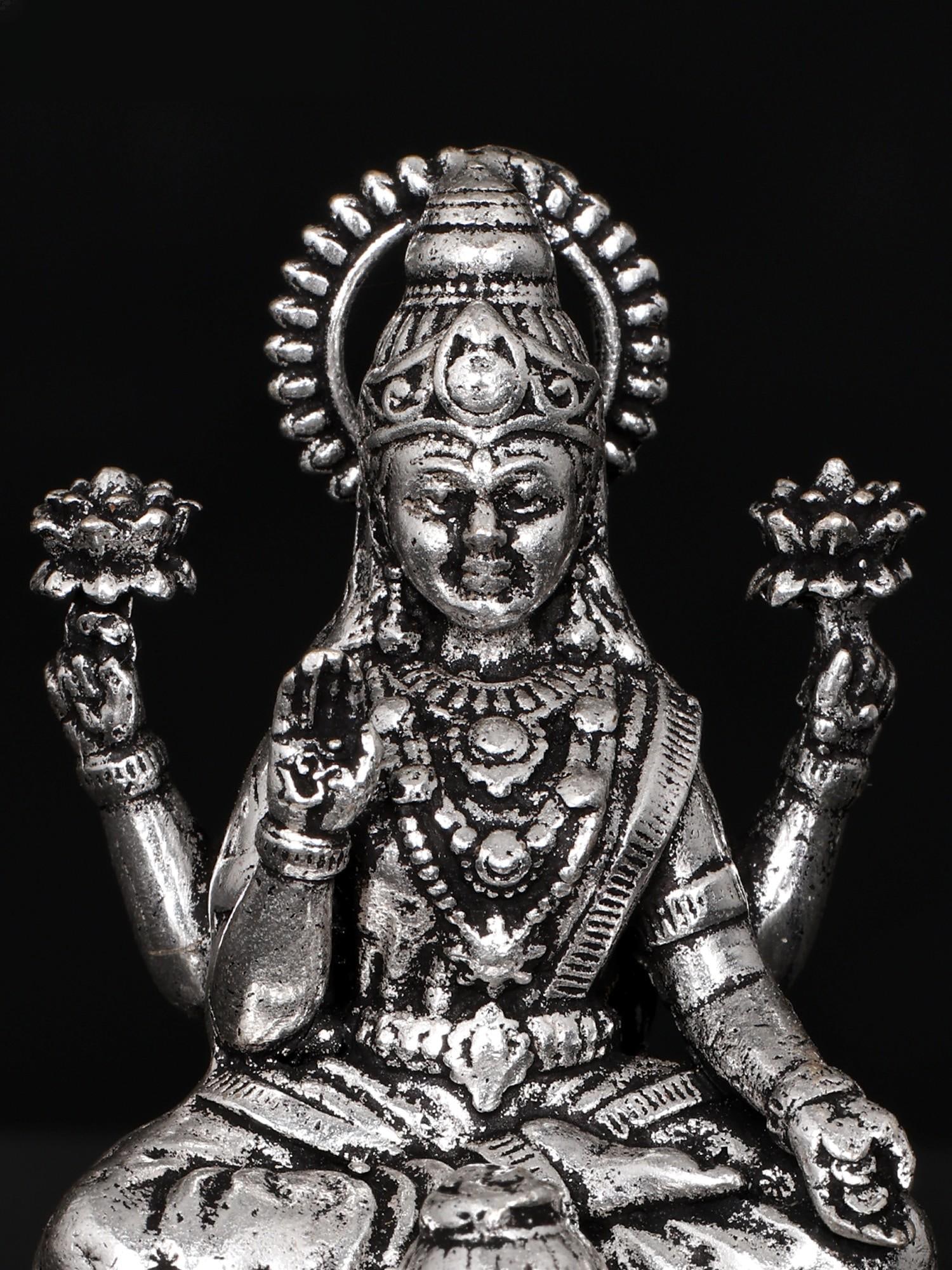 Small Brass Superfine Goddess Lakshmi - 2