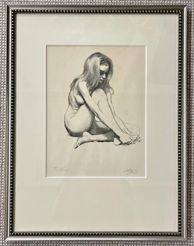 Four Framed Pencil Signed and Numbered Etchings, Finely Framed and Matted - 5