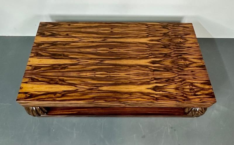 Émile-Jacques Ruhlmann French Art Deco Style Rectangular Coffee Table, Macassar - 9