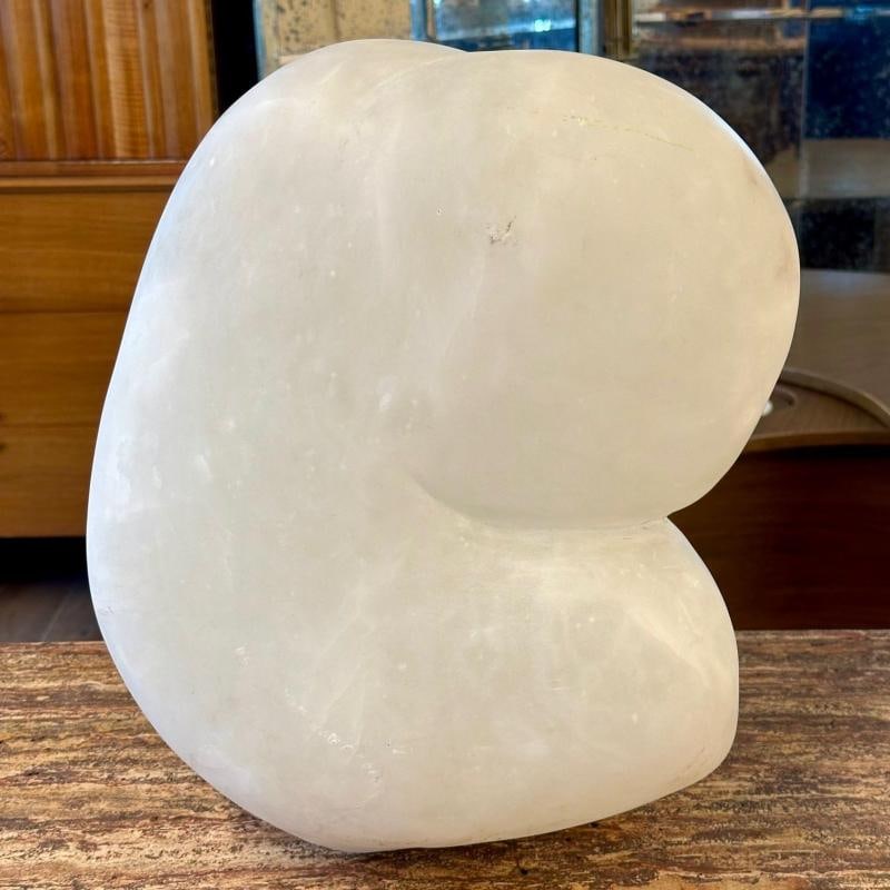Contemporary Figural Marble Bust Depicting Heart Shaped Face Signed Forma - 7