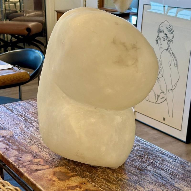 Contemporary Figural Marble Bust Depicting Heart Shaped Face Signed Forma - 8