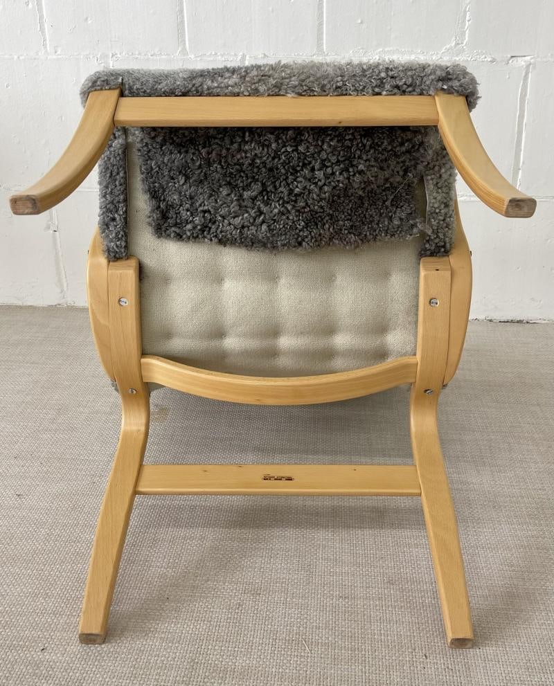 Mid-Century Modern 'Mina' Lounge / Arm Chair, Bruno Mathsson, Sweden, 1950s - 10