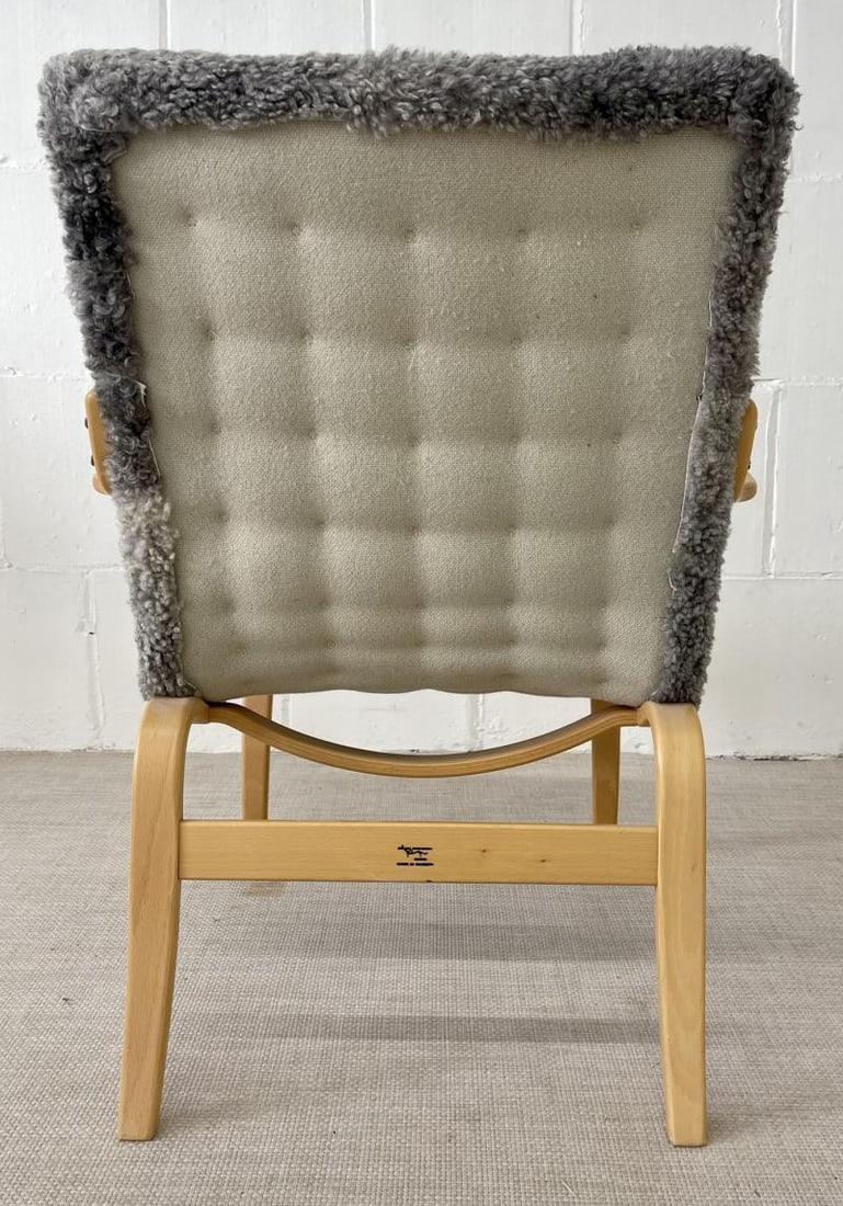 Mid-Century Modern 'Mina' Lounge / Arm Chair, Bruno Mathsson, Sweden, 1950s - 12