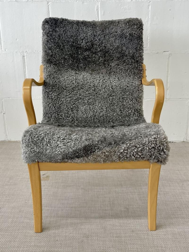 Mid-Century Modern 'Mina' Lounge / Arm Chair, Bruno Mathsson, Sweden, 1950s - 5