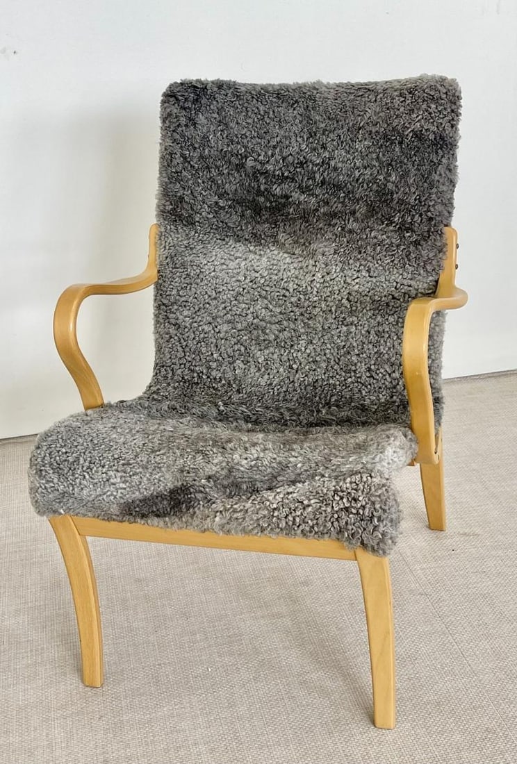 Mid-Century Modern 'Mina' Lounge / Arm Chair, Bruno Mathsson, Sweden, 1950s - 8