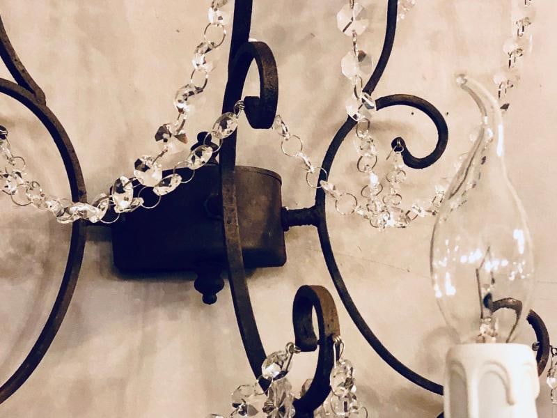 3 Pair Metal Timothy Oulton Paris Wall Sconces In The Style Of Niemann Weeks - 4