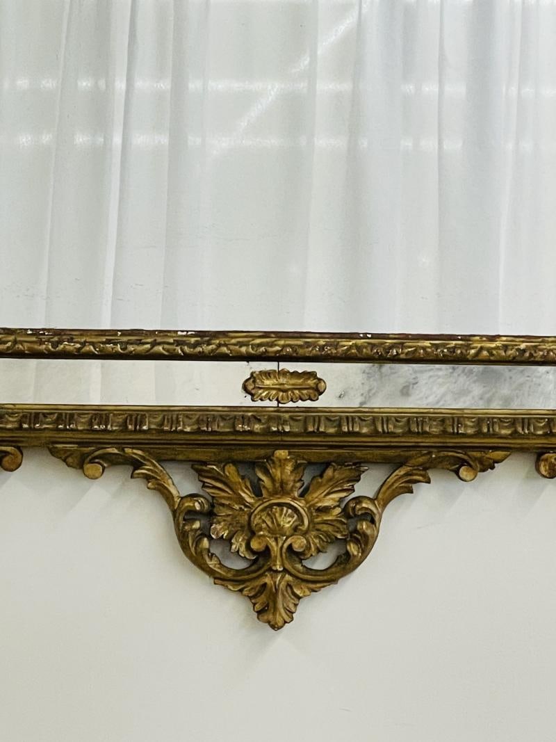 An Italian Gilt Wood Wall, Console or Pier Mirror - 10