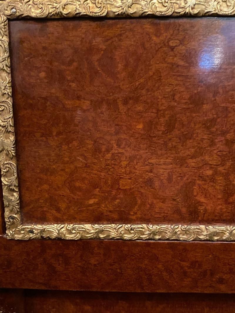 Pair Of Maison Jansen Russian Neoclassical Style Cabinets or Commodes Marble Top - 8
