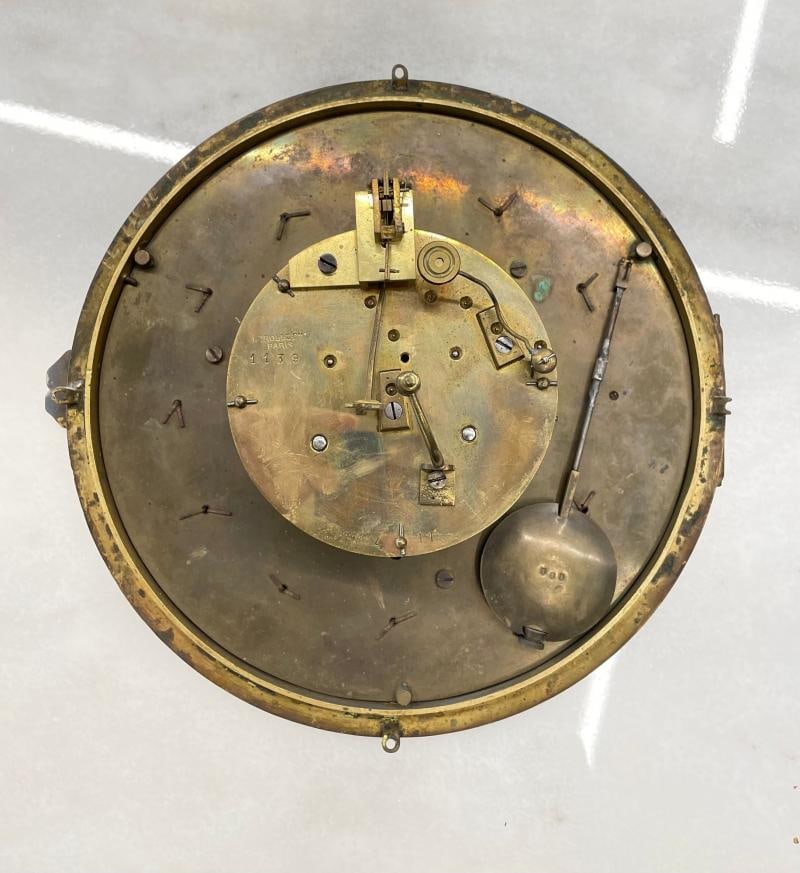 Bronze Sconce Wall or Cartel Clock. Lerolle Freres, Paris, Rare, Unusual - 11