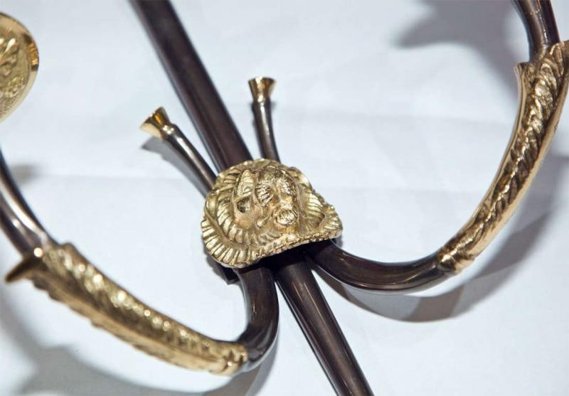 Pair of Neoclassical Arrow Sconces - 4