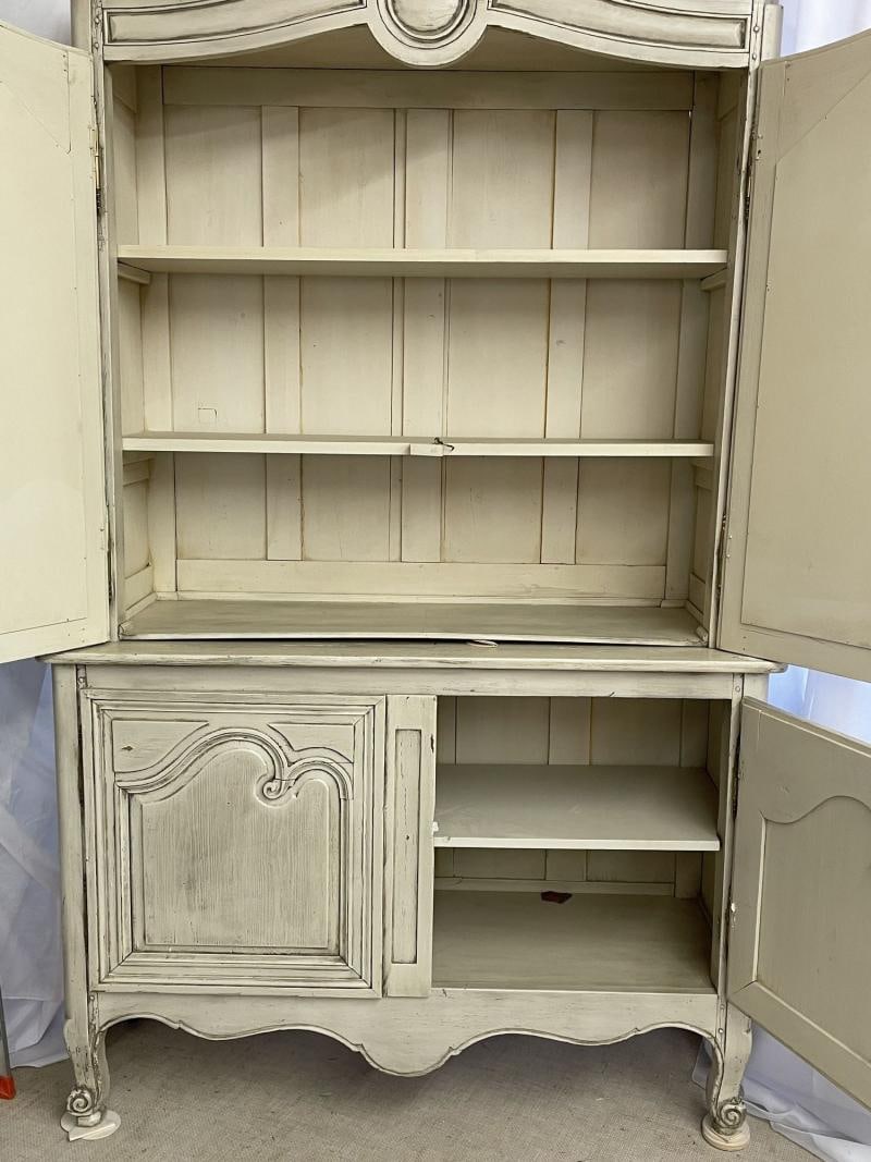 19th Century Gustavian Bookcase Cabinet, Cupboard, Antiqued Mirror, French - 12