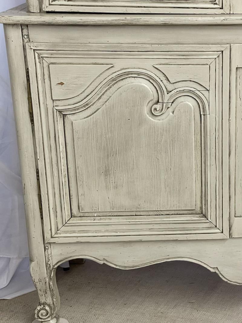 19th Century Gustavian Bookcase Cabinet, Cupboard, Antiqued Mirror, French - 9