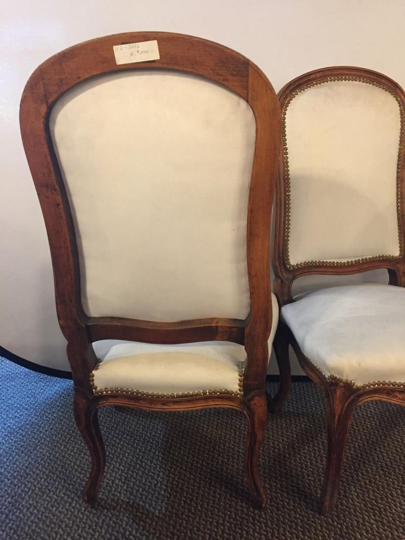 Pair of Louis XV Style Maison Jansen Attributed Boudoir/Slipper or Side Chairs - 3