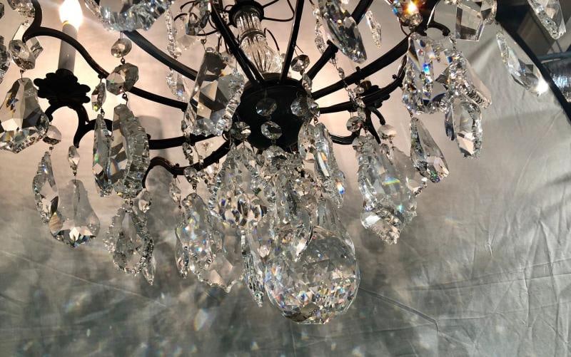 Versailles Chandelier with Swarovski Strass and Crystal Pendants - 10