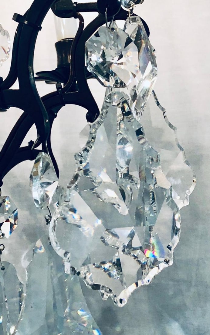 Versailles Chandelier with Swarovski Strass and Crystal Pendants - 11