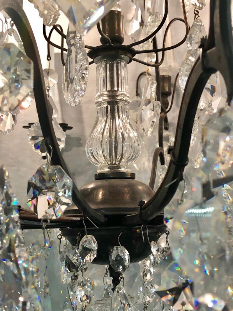 Versailles Chandelier with Swarovski Strass and Crystal Pendants - 5