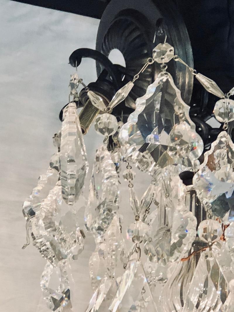 Versailles Chandelier with Swarovski Strass and Crystal Pendants - 8