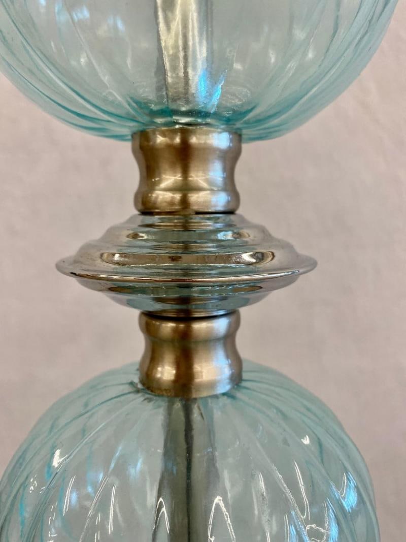 Mid-Century Modern Murano Glass Standing Floor Lamp - 3
