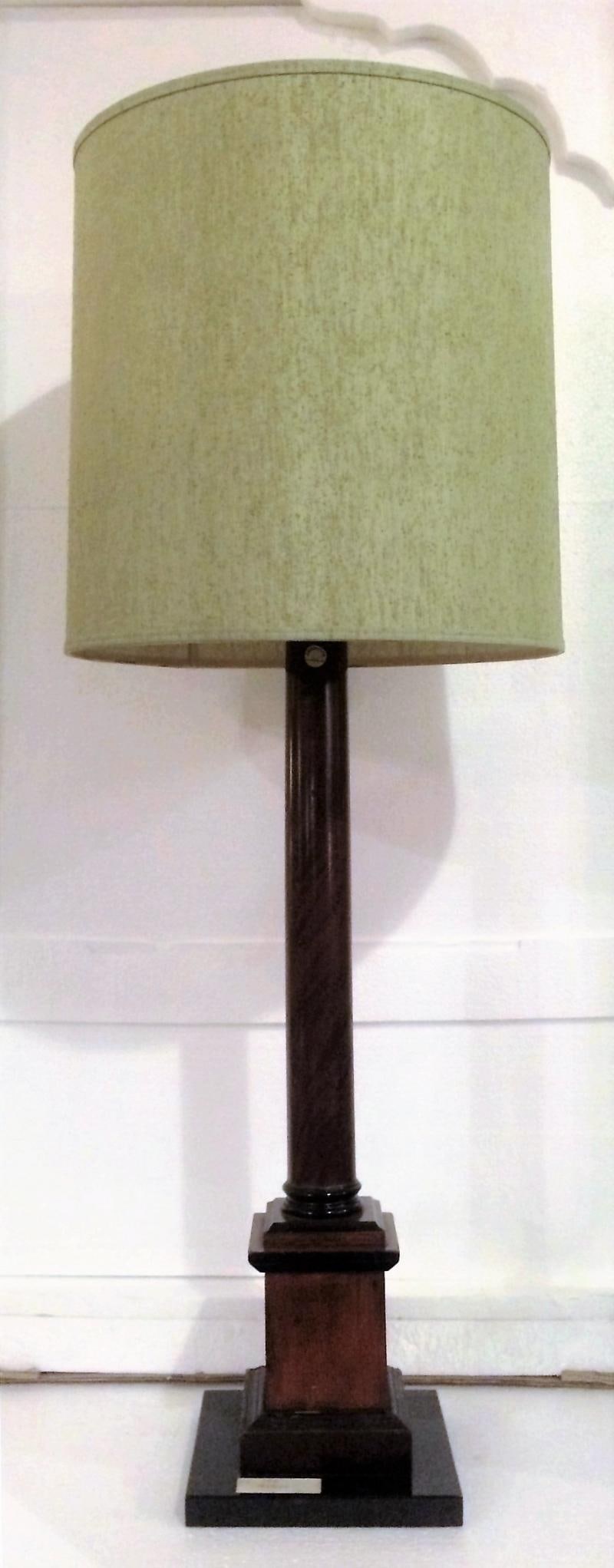 19th Century Georgian Stick Form Tall Table Lamp - 2