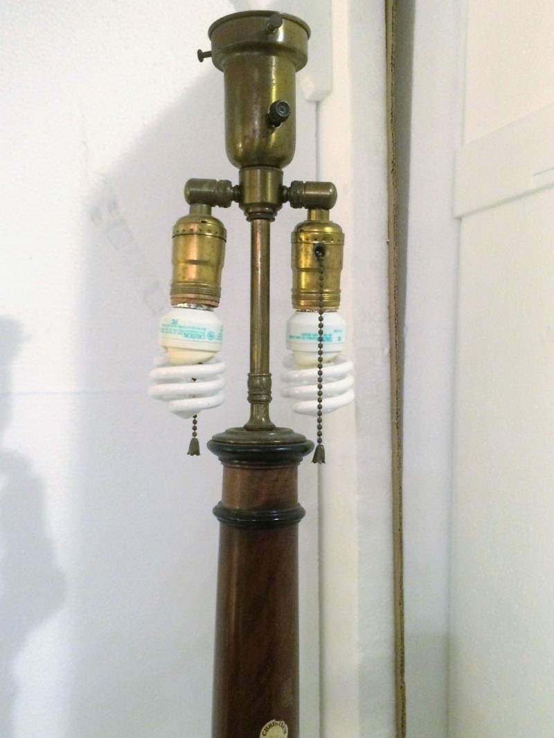 19th Century Georgian Stick Form Tall Table Lamp - 4