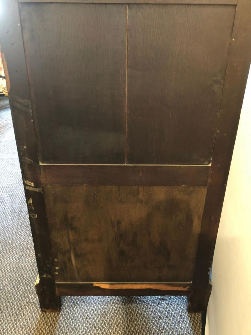 19th Century Edwardian Bouille Inlaid and Bronze Mounted Abattant Chest Desk - 9