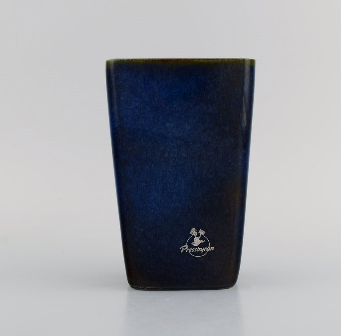 Sven Jonson (1919-1989) Gustavsberg. Two Lagun vases in glazed stoneware. Beautiful glaze in shades - 2