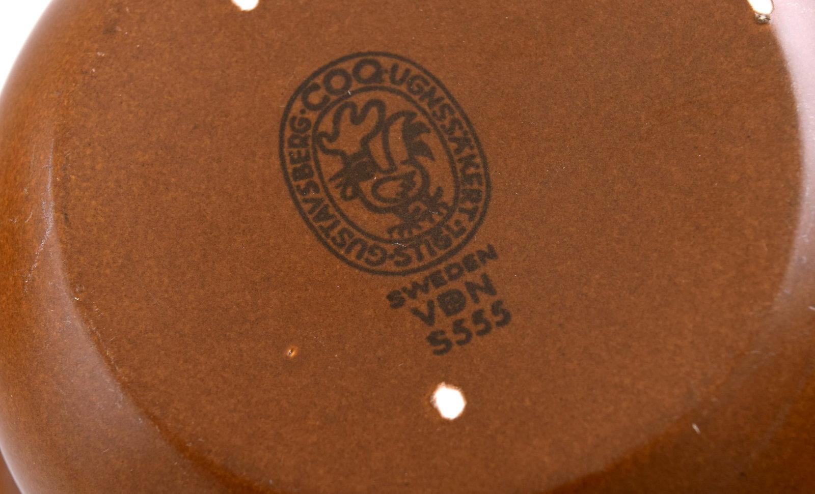 Stig Lindberg for Gustavsberg. Four Coq bowls / dishes in glazed stoneware. Beautiful speckled glaze - 6