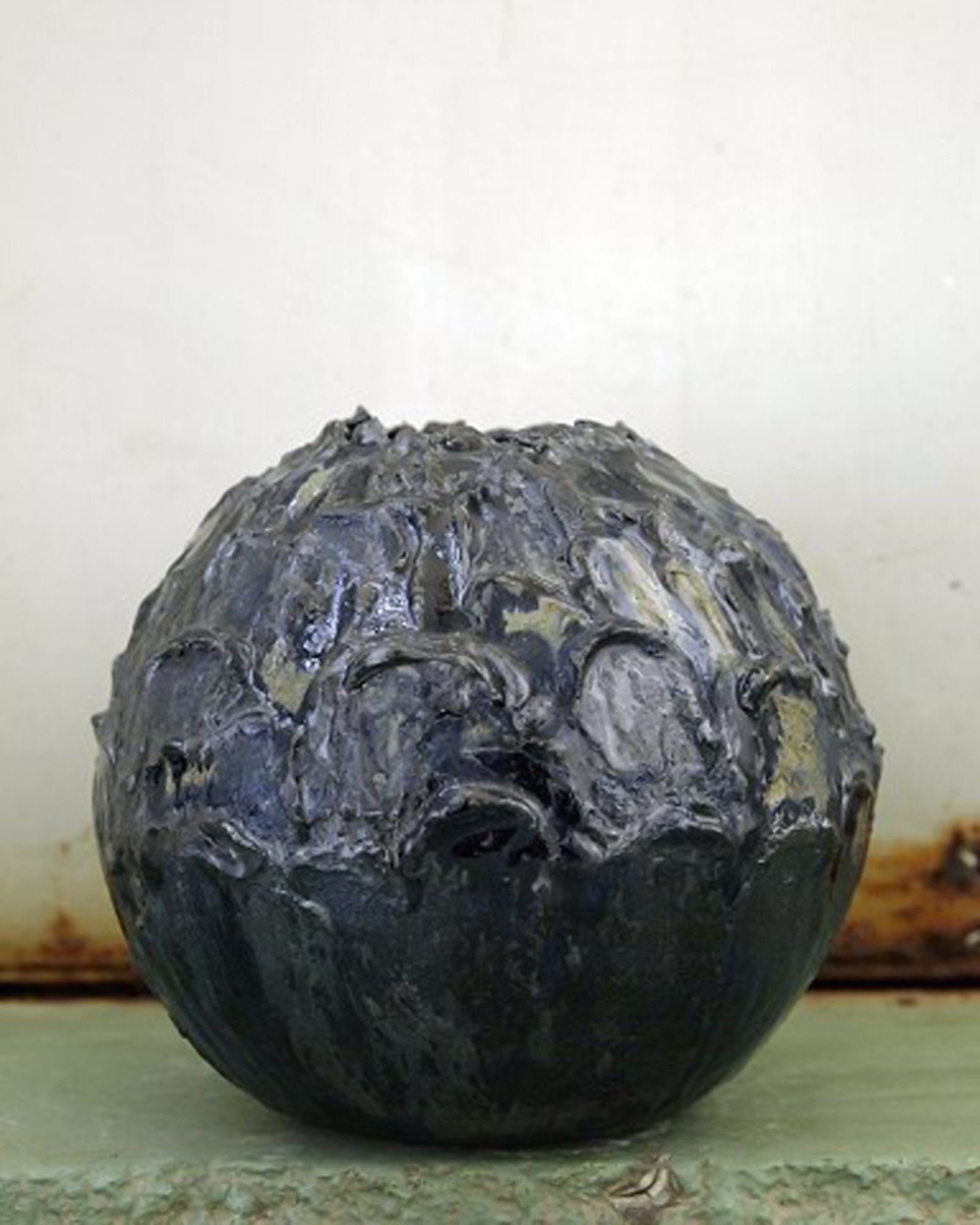 Christina Muff, Danish contemporary ceramicist (b. 1971). Hand modeled stoneware vase from the - 2