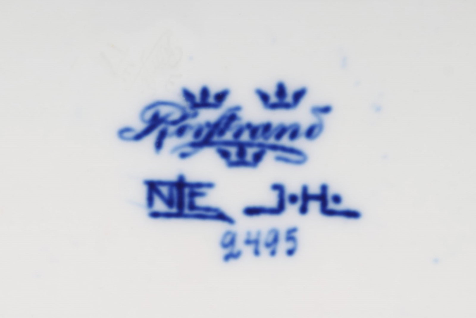 Five antique Rörstrand anniversary / memorial plates. Early 20th century. - 7