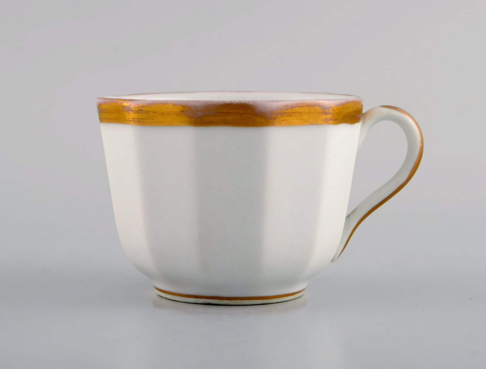 Six antique Bing & Grøndahl coffee cups with saucers. 1870s. - 3