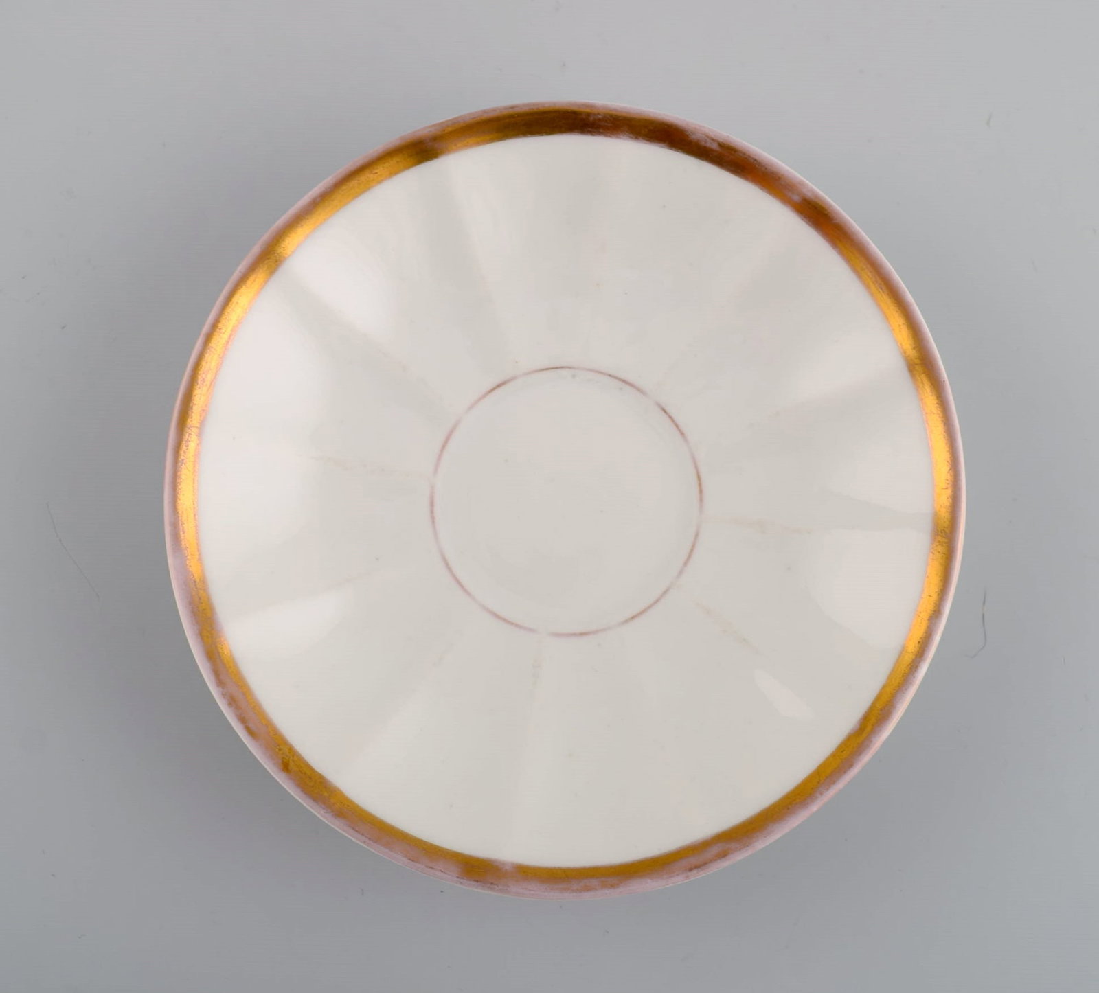 Six antique Bing & Grøndahl coffee cups with saucers. 1870s. - 4