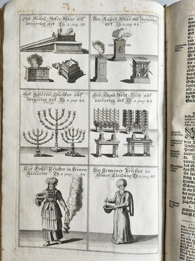 1736 JEWISH HISTORY by JOSEPHUS FLAVIUS in GERMAN antique ILLUSTRATED FOLIO - 6