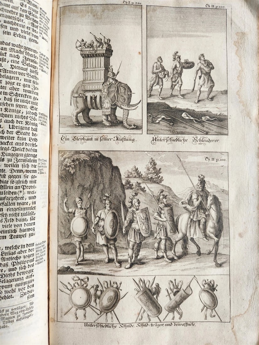 1736 JEWISH HISTORY by JOSEPHUS FLAVIUS in GERMAN antique ILLUSTRATED FOLIO - 7