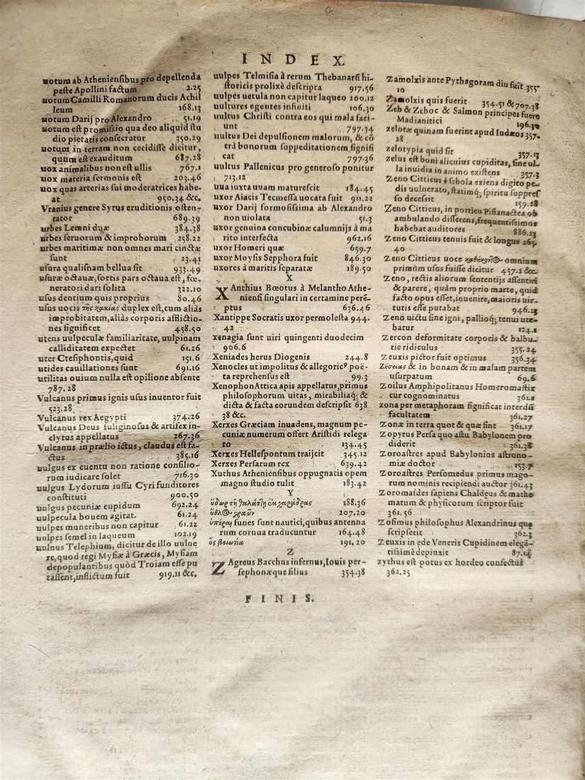 1581 Suidae Historica BYZANTINE ENCYCLOPEDIA LEXICON of ANCIENT WORLD antique - 12