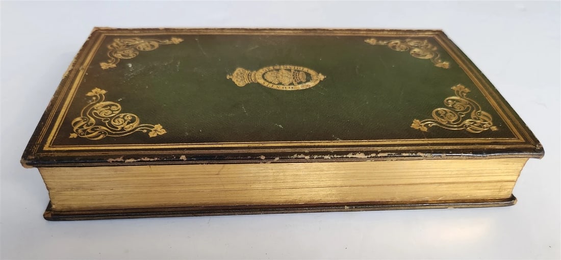 1870s NATURAL HISTORY AND ANTIQUITIES of SELBORNE w/ ARMORIAL BINDING ANTIQUE - 4