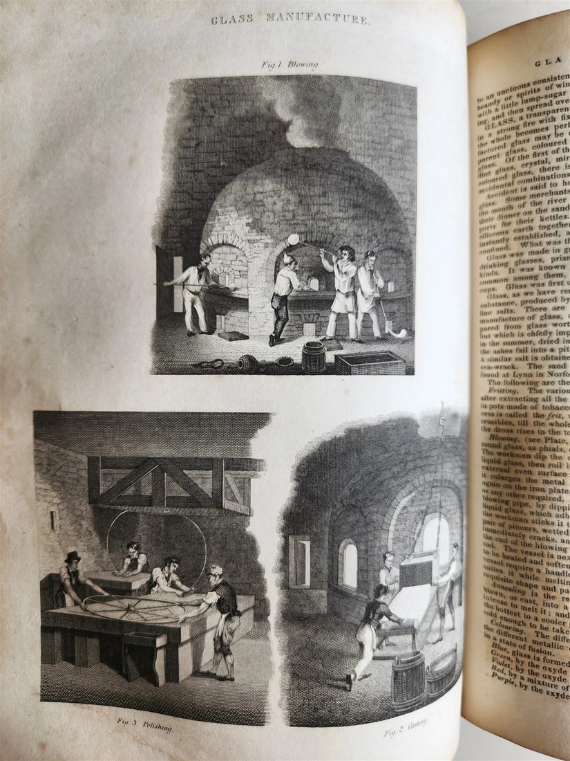 1827 DICTIONARY of MECHANICAL SCIENCE ART MANUFACTURES illustrated ANTIQUE - 15