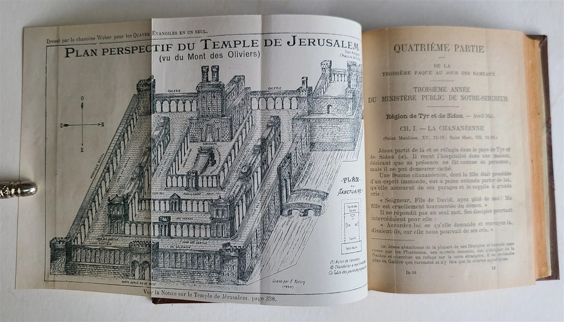 1904 BIBLE GOSPEL antique ILLUSTRATED MAPS LE SAINT EVANGILE ACTES DES APOTRES - 10