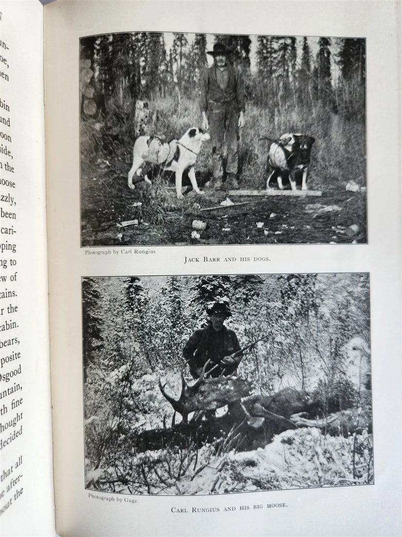 1919 THE WILDERNESS OF THE UPPER YUKON by C.Sheldon ILLUSTRATED antique - 12