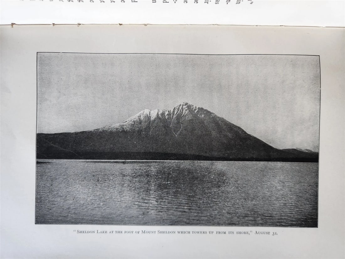 1919 THE WILDERNESS OF THE UPPER YUKON by C.Sheldon ILLUSTRATED antique - 8