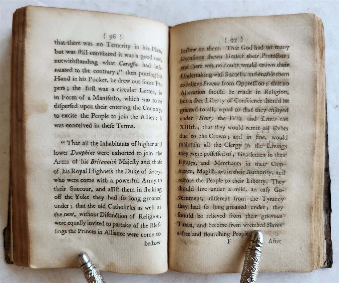 1757 CABINET COUNCIL or SECRET HISTORY of LEWIS XIV antique in ENGLISH - 4