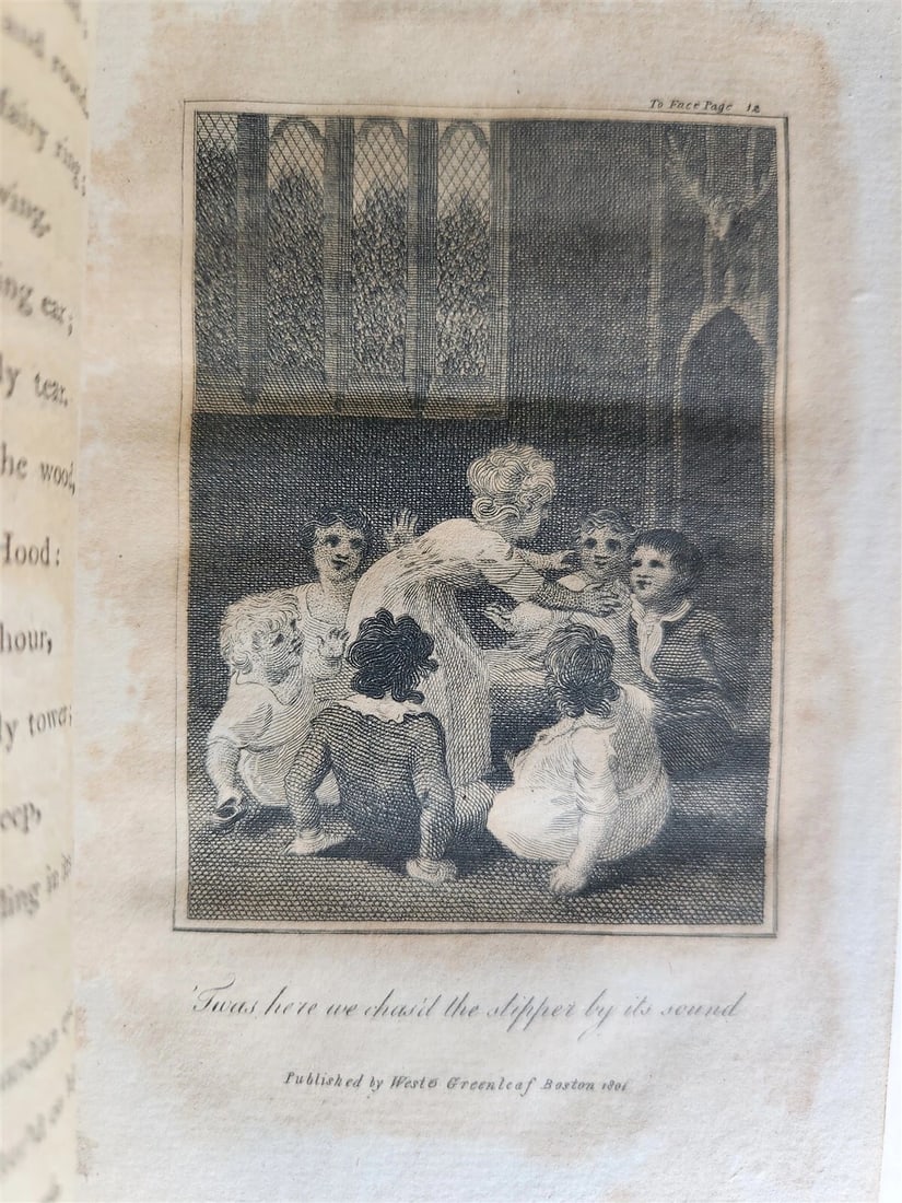 1801 PLEASURES of MEMORY & OTHER POEMS antique AMERICANA poetry ILLUSTRATED - 13