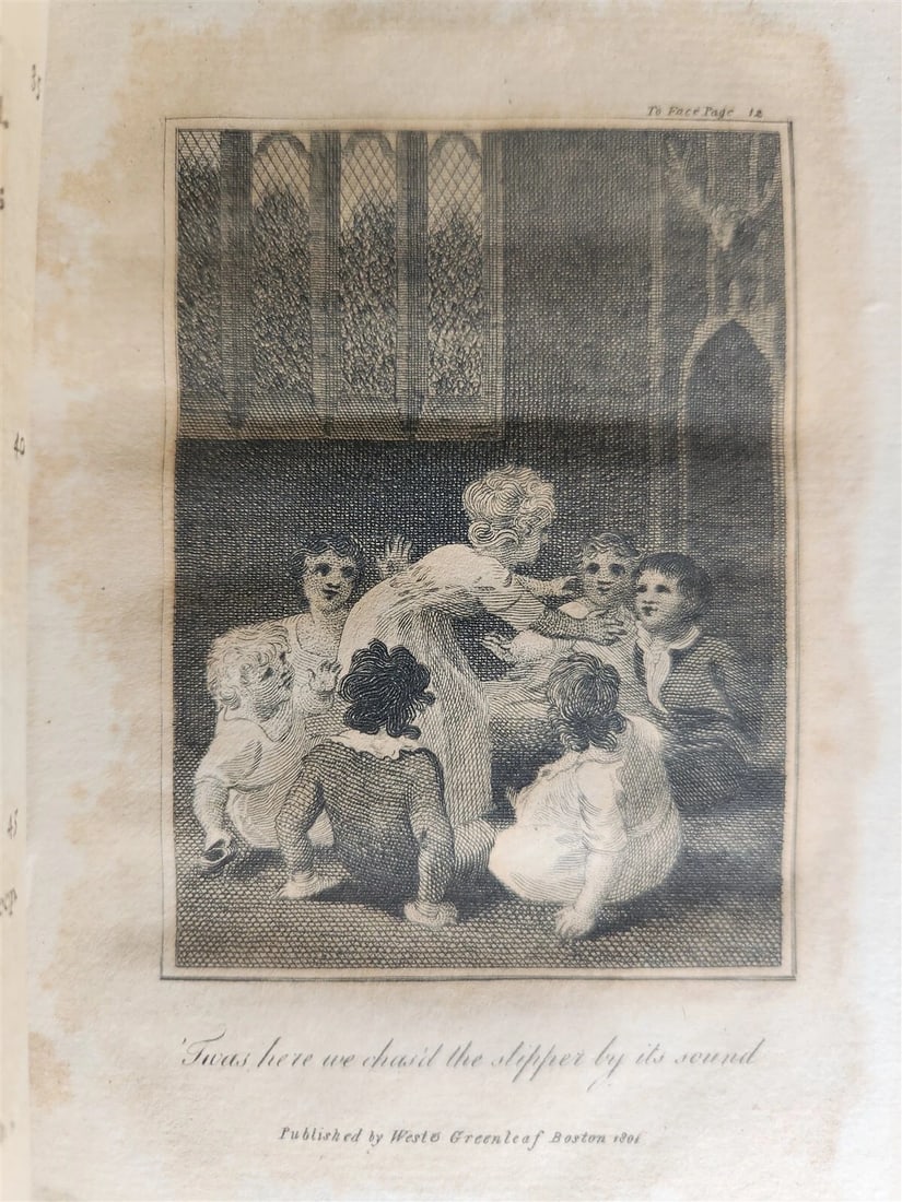 1801 PLEASURES of MEMORY & OTHER POEMS antique AMERICANA poetry ILLUSTRATED - 5