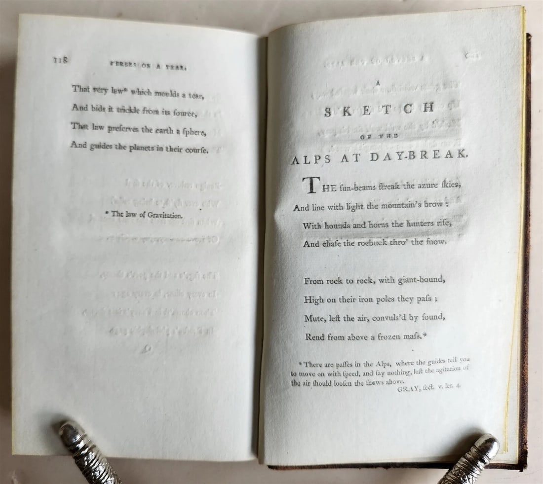 1801 PLEASURES of MEMORY & OTHER POEMS antique AMERICANA poetry ILLUSTRATED - 7