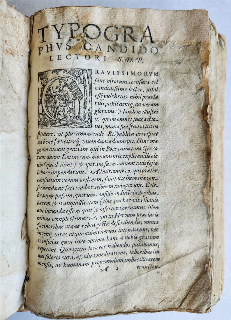 1571 BIBLE OLD TESTAMENT COMMENTARIES ANTIQUE 16th CENTURY vellum binding - 6